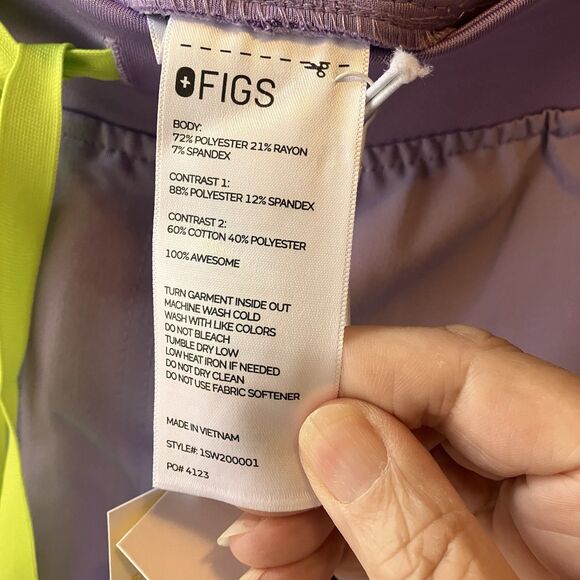 NWT Light Purple Figs Woman’s 3XLT Jogger Scrub Pants Technical Collection - Picture 12 of 16